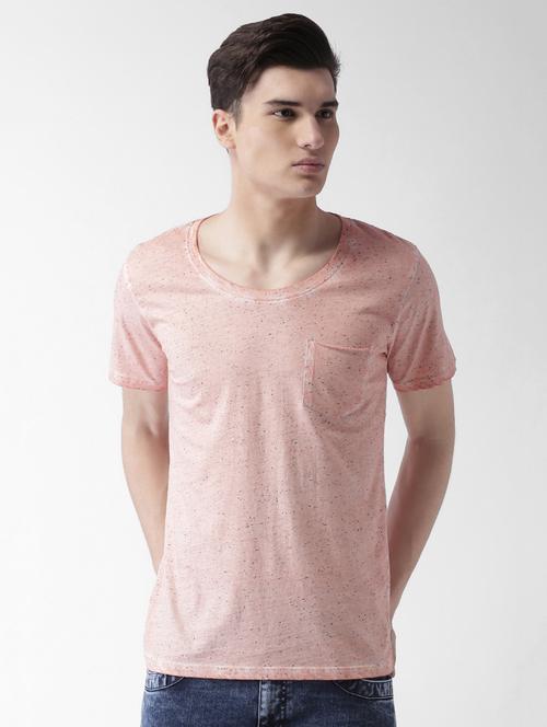 pink cotton pocket t-shirt - 16013654 - Standard Image - 1