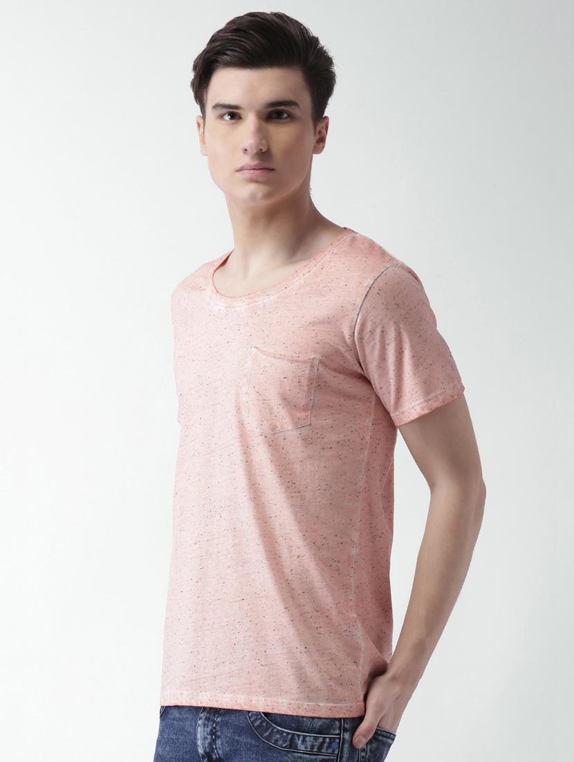 pink cotton pocket t-shirt - 16013654 - Zoom Image - 2