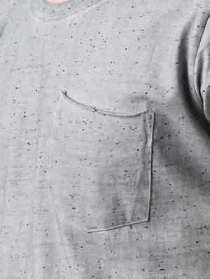 grey cotton pocket tshirt - 16013655 - Standard Image - 4