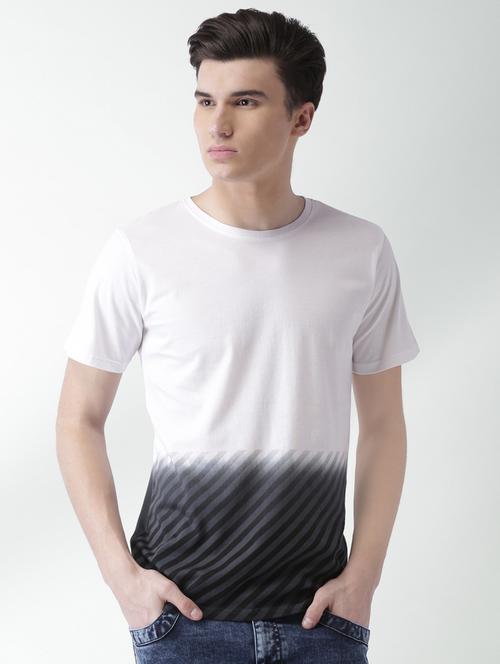 white ombre tshirt - 16013685 - Standard Image - 1