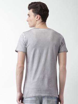 grey printed t-shirt - 16013686 - Standard Image - 3