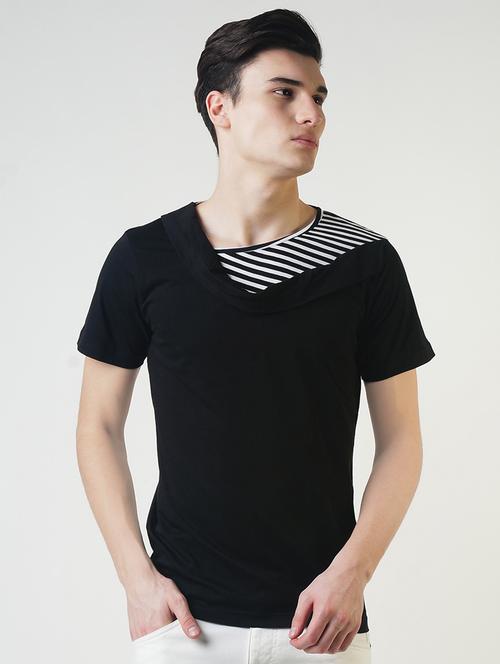 black striped t-shirt - 16013687 - Standard Image - 1