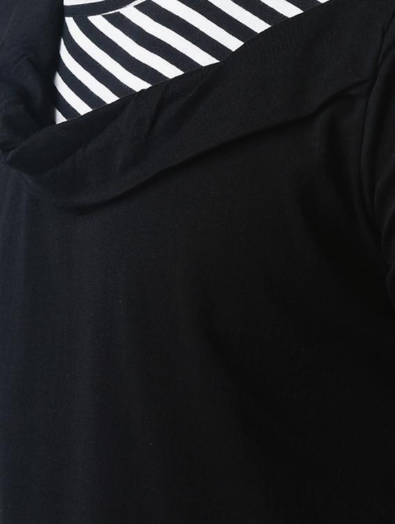 black striped t-shirt - 16013687 - Zoom Image - 4