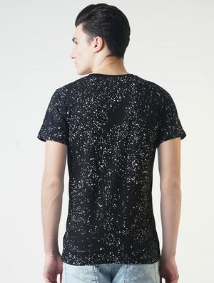 black printed tshirt - 16013700 - Standard Image - 3