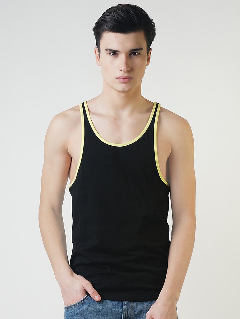 black solid vest - 16013705 - Zoom Image - 1