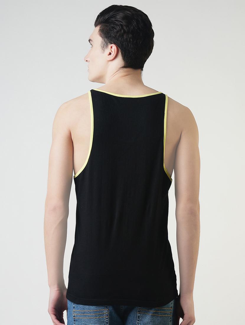 black solid vest - 16013705 - Zoom Image - 3