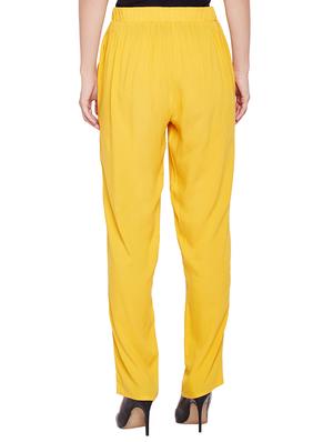 elasticated waist pleated trouser - 16013825 - Standard Image - 3