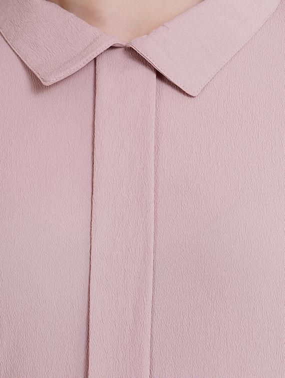 pleat detail lace insert top - 16013834 - Zoom Image - 4