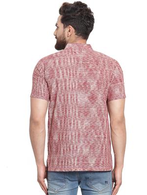 brown cotton short kurta - 16015095 - Standard Image - 3
