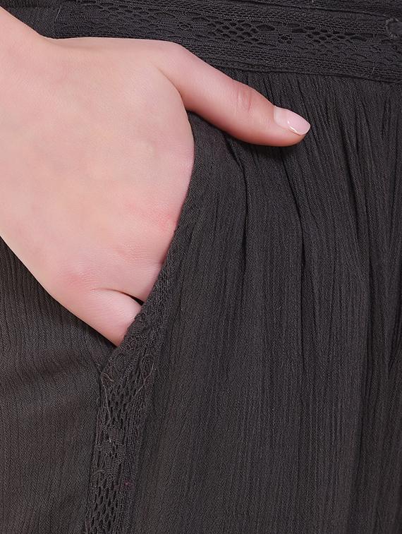 drawstring waist lace detail trouser - 16015284 - Zoom Image - 5