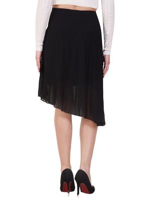 accordion pleat asymmetric skirt - 16015285 - Standard Image - 3
