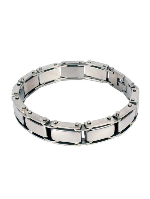 silver metal bracelet - 16015532 - Standard Image - 1