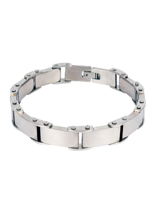 silver metal bracelet - 16015533 - Standard Image - 1