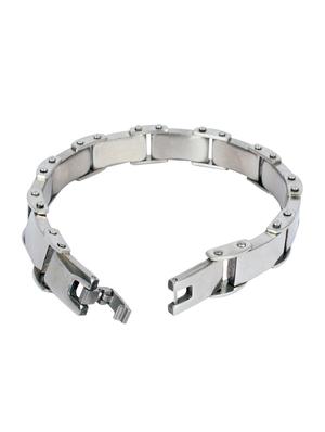 silver metal bracelet - 16015533 - Standard Image - 3