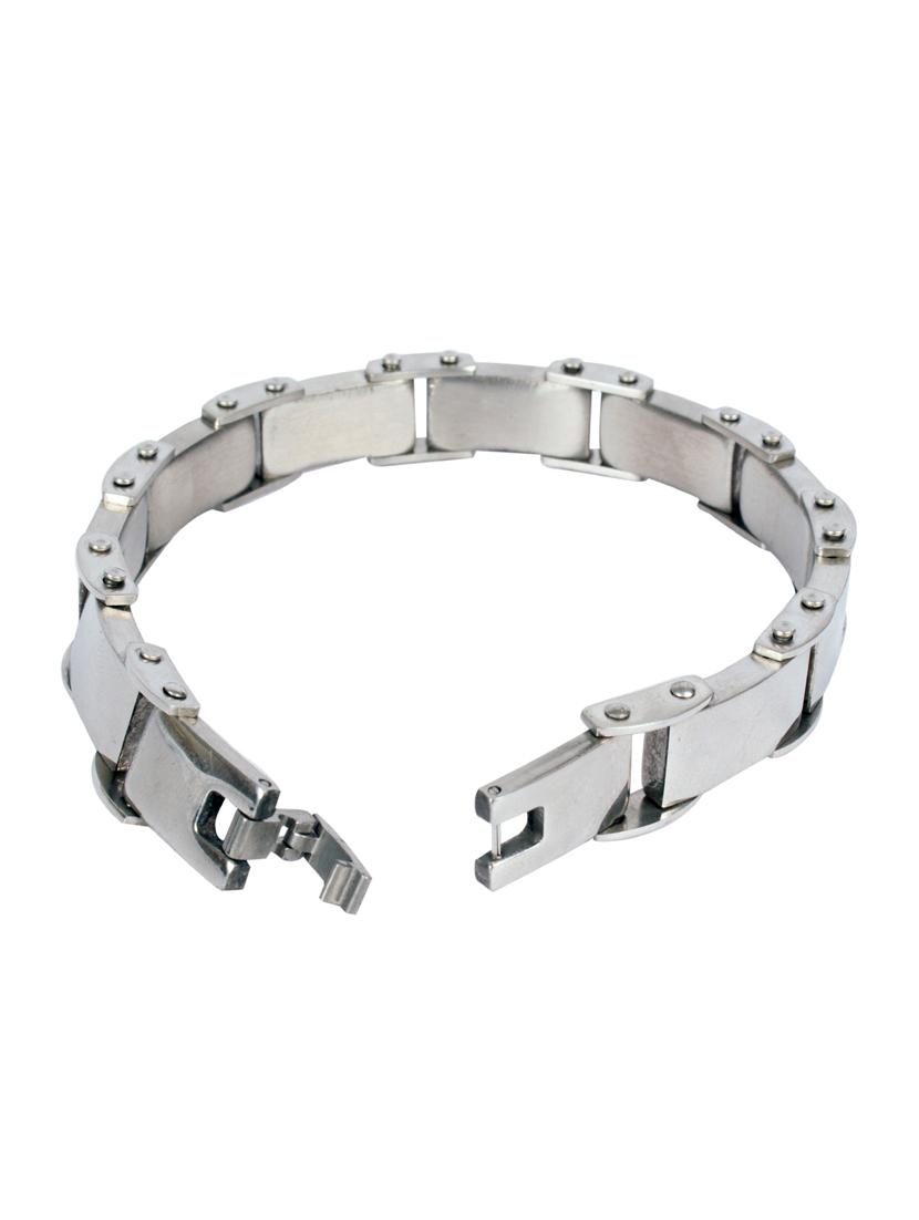 silver metal bracelet - 16015533 - Zoom Image - 3