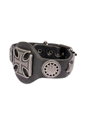 black leather bracelet - 16015536 - Standard Image - 2