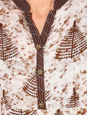 flared printed kurta palazzo set - 16015565 - Standard Image - 4