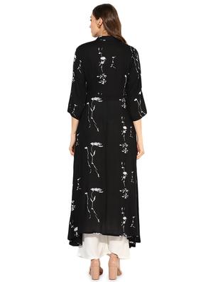 a-line printed kurta palazzo set - 16015566 - Standard Image - 3