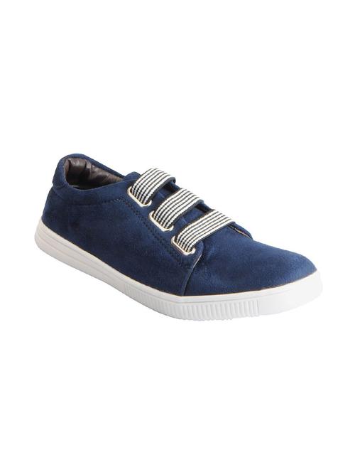blue suede slipons - 16015581 - Standard Image - 1