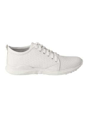 white leatherette casual shoes - 16015616 - Standard Image - 2