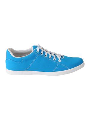 blue canvas lace up sneakers - 16015646 - Standard Image - 2