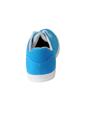 blue canvas lace up sneakers - 16015646 - Standard Image - 3