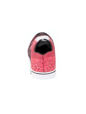 pink leatherette lace up sneakers - 16015648 - Standard Image - 3