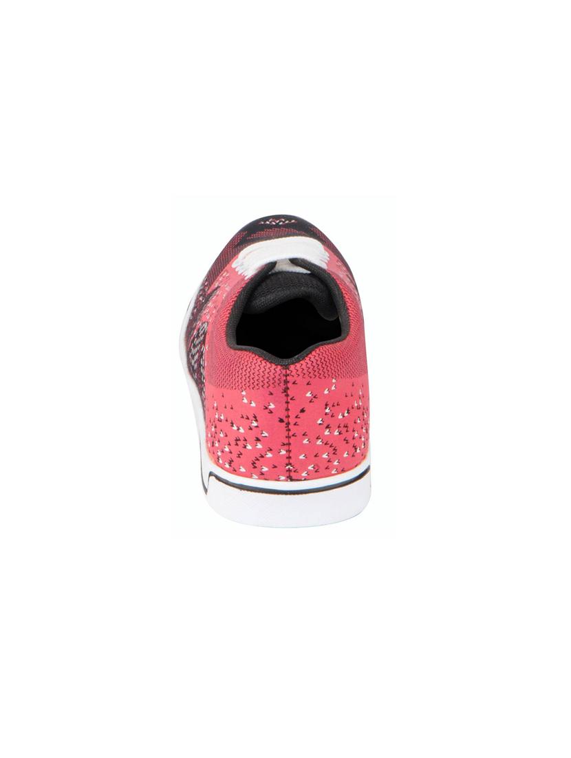 pink leatherette lace up sneakers - 16015648 - Zoom Image - 3
