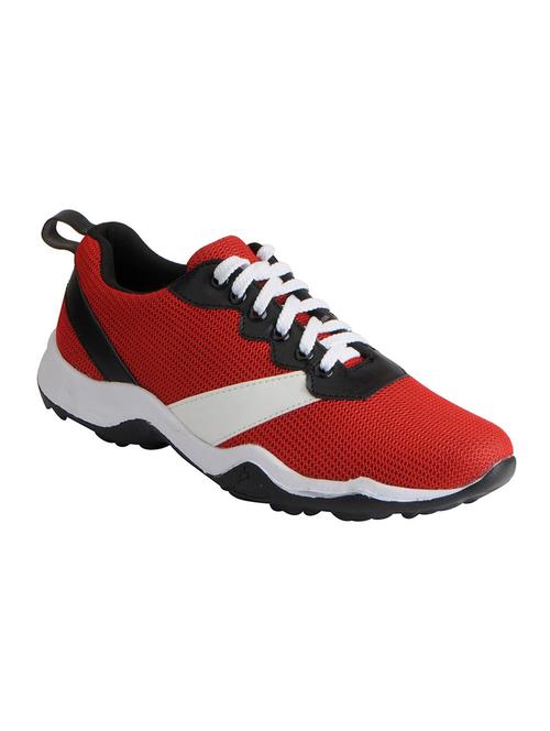 red mesh sport shoes - 16015718 - Standard Image - 1