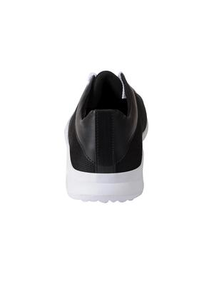 black faux leather sport shoes - 16015720 - Standard Image - 3
