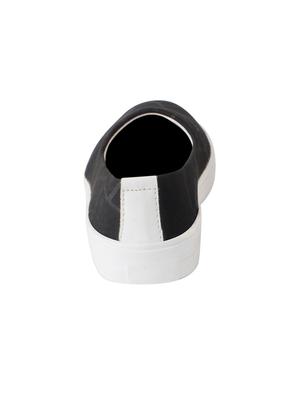 black synthetic slip on ballerina - 16015725 - Standard Image - 3