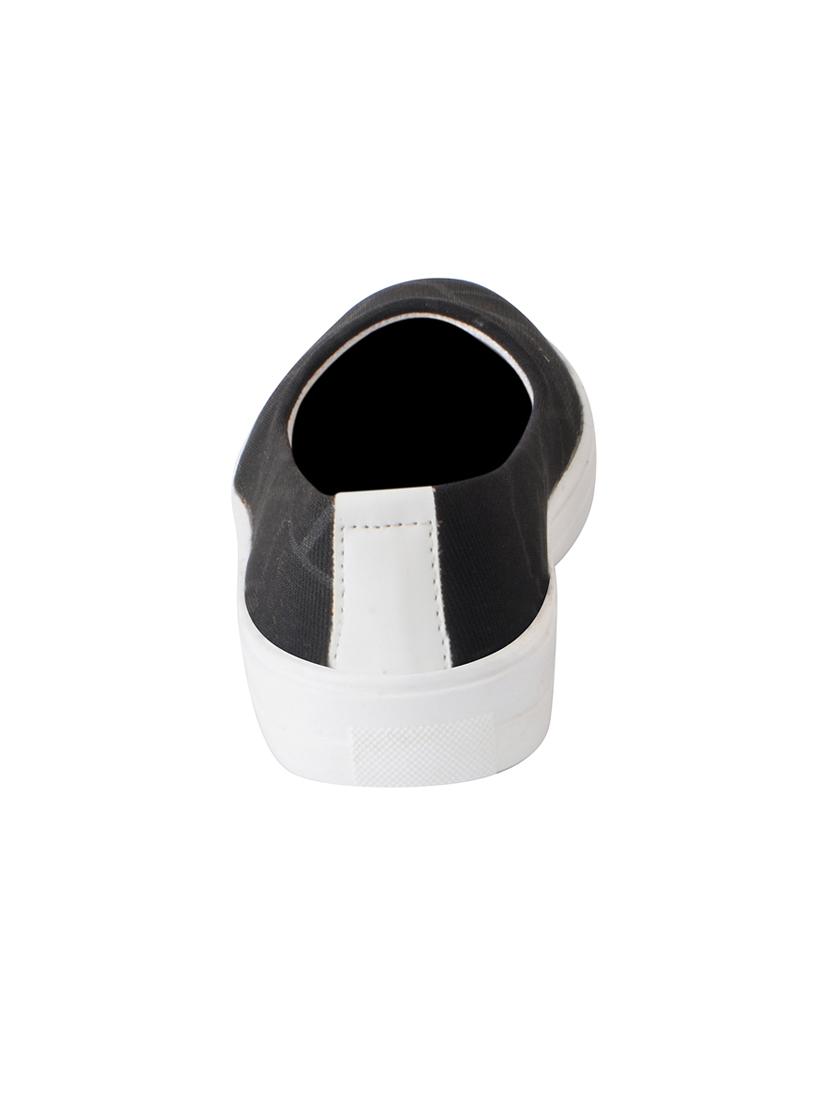 black synthetic slip on ballerina - 16015725 - Zoom Image - 3