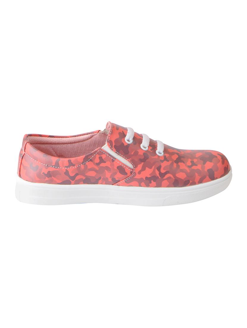 pink synthetic slip on casual shoes - 16015743 - Zoom Image - 2