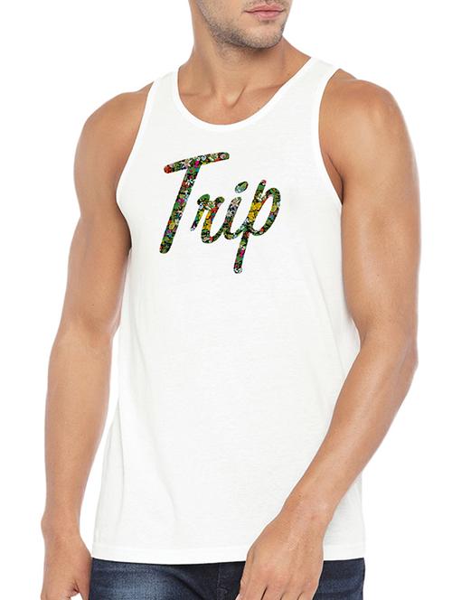 white poly drifit vest - 16015789 - Standard Image - 1