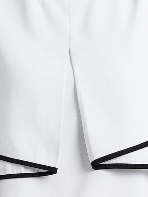 contrast piped layered top - 16015843 - Standard Image - 5