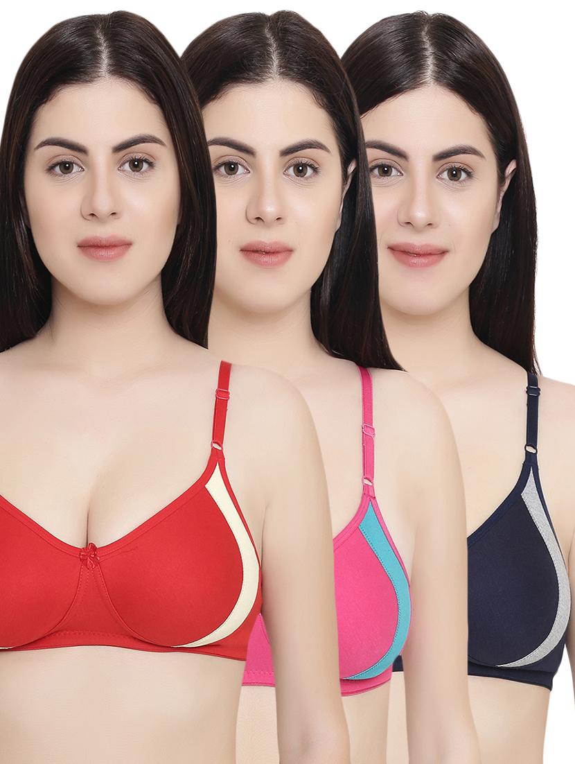 set of 3 color block bras - 16015882 - Zoom Image - 1