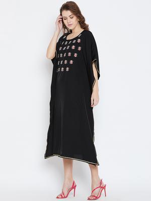 quirky embroidered kaftan - 16015891 - Standard Image - 2