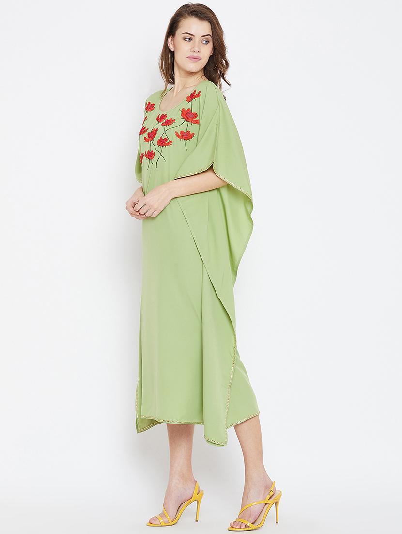 embroidered sequined kaftan - 16015894 - Zoom Image - 2