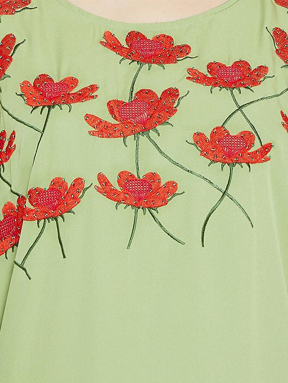 embroidered sequined kaftan - 16015894 - Zoom Image - 4