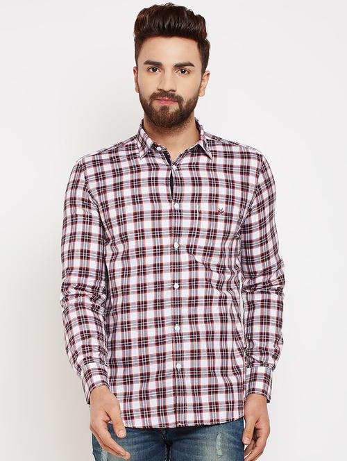 muticolor checkered casual shirt - 16015953 - Standard Image - 1