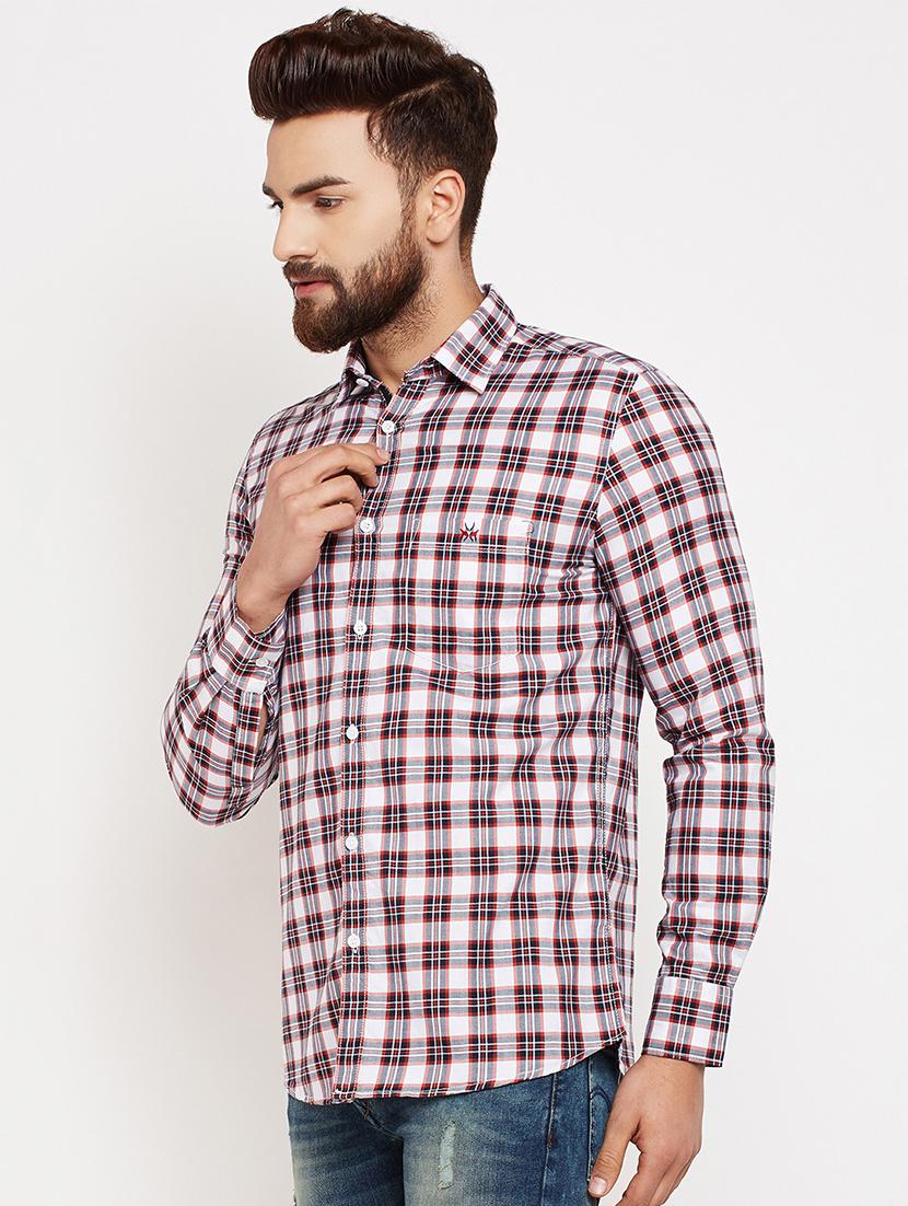 muticolor checkered casual shirt - 16015953 - Zoom Image - 2