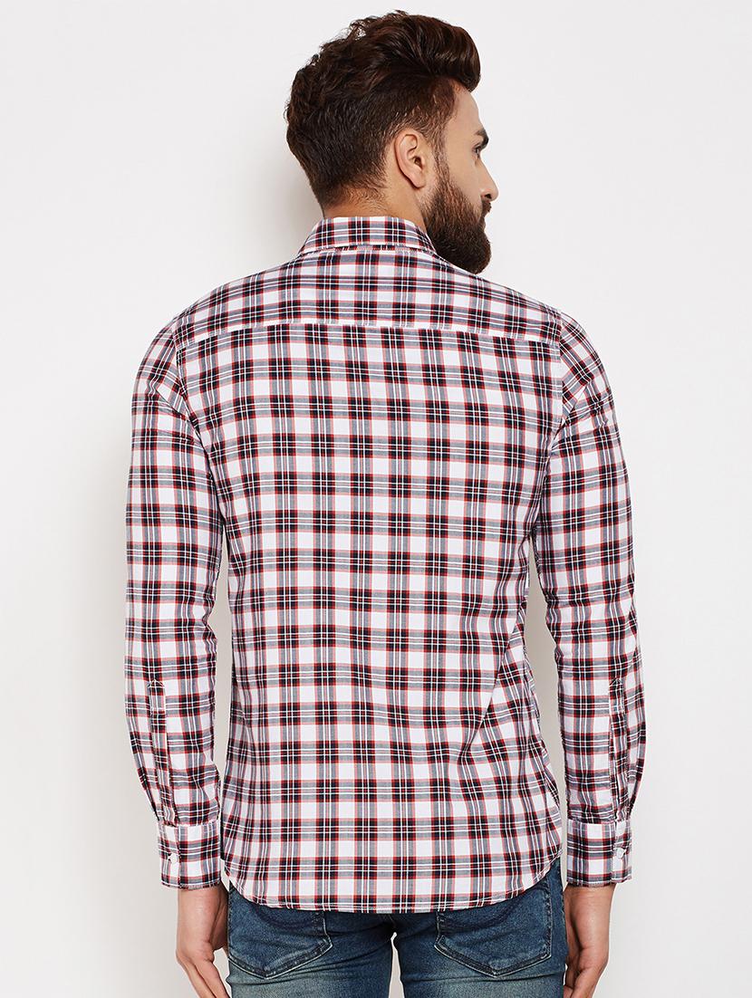 muticolor checkered casual shirt - 16015953 - Zoom Image - 3