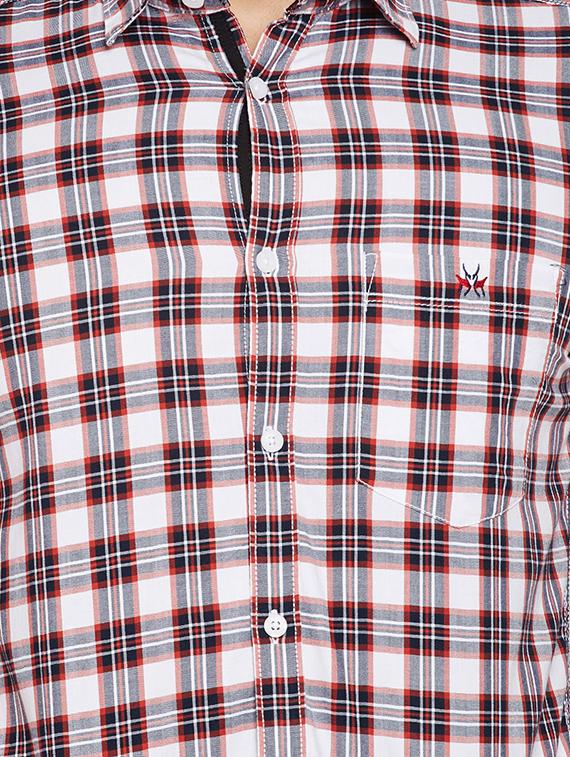 muticolor checkered casual shirt - 16015953 - Zoom Image - 4