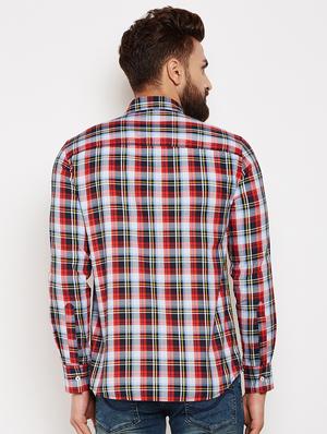 multicolor checkered casual shirt - 16015957 - Standard Image - 3