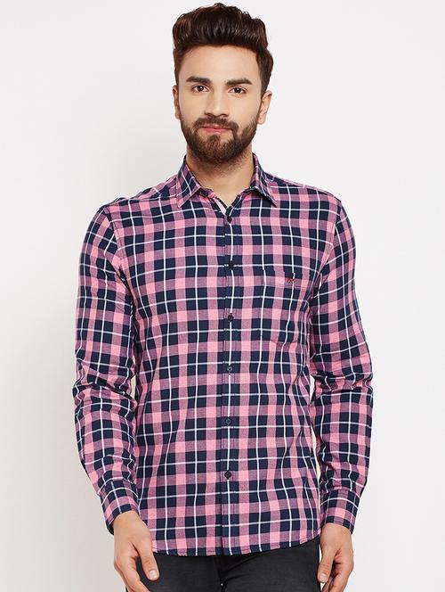 multicolor checkered casual shirt - 16015959 - Standard Image - 1