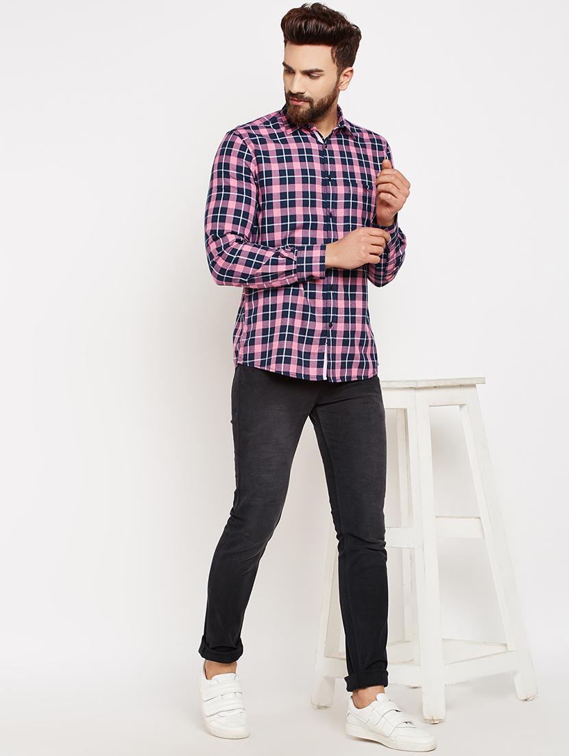multicolor checkered casual shirt - 16015959 - Zoom Image - 4