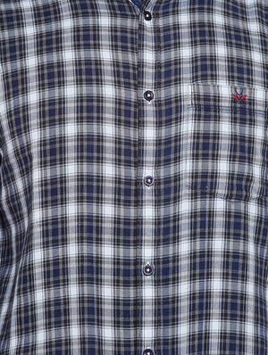 blue cotton casual shirt - 16015962 - Standard Image - 5