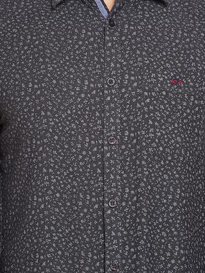 black printed casual shirt - 16015979 - Standard Image - 5