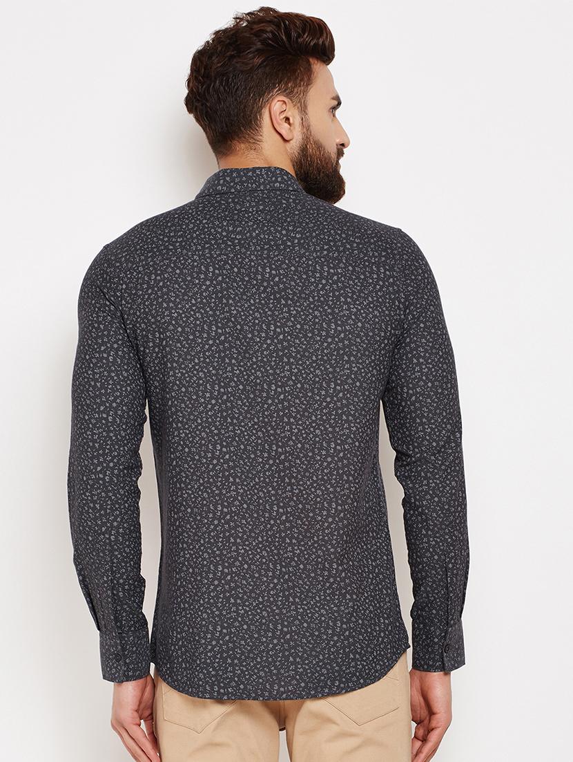 black printed casual shirt - 16015979 - Zoom Image - 3