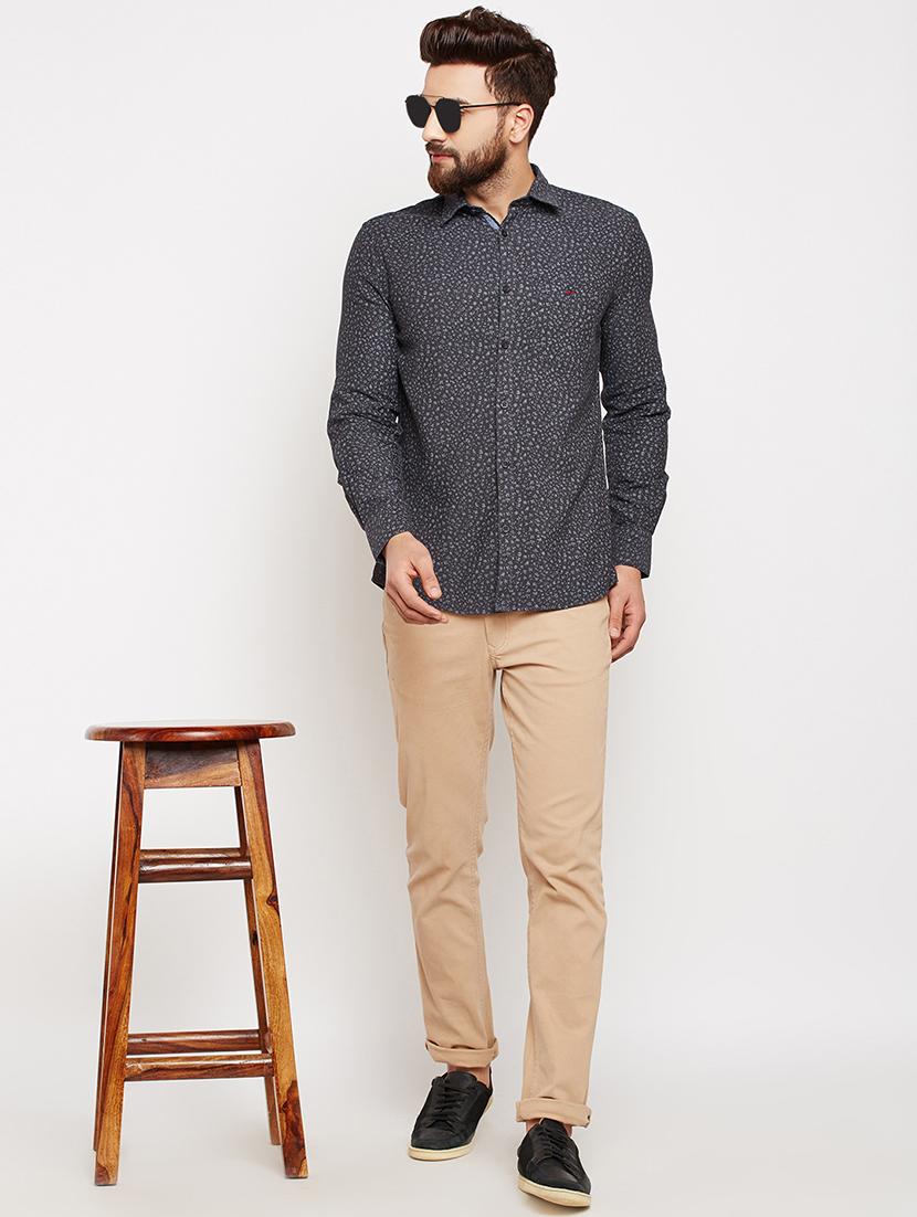 black printed casual shirt - 16015979 - Zoom Image - 4